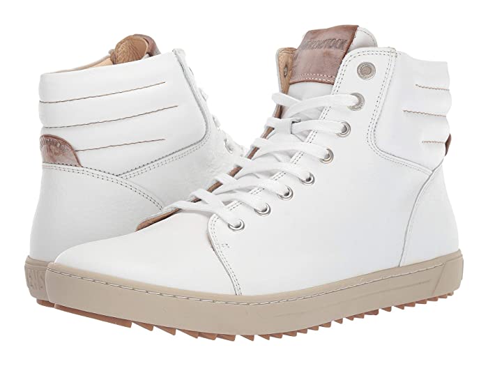 

Мужские высокие кожаные кеды Birkenstock Bartlett white размер 41,5