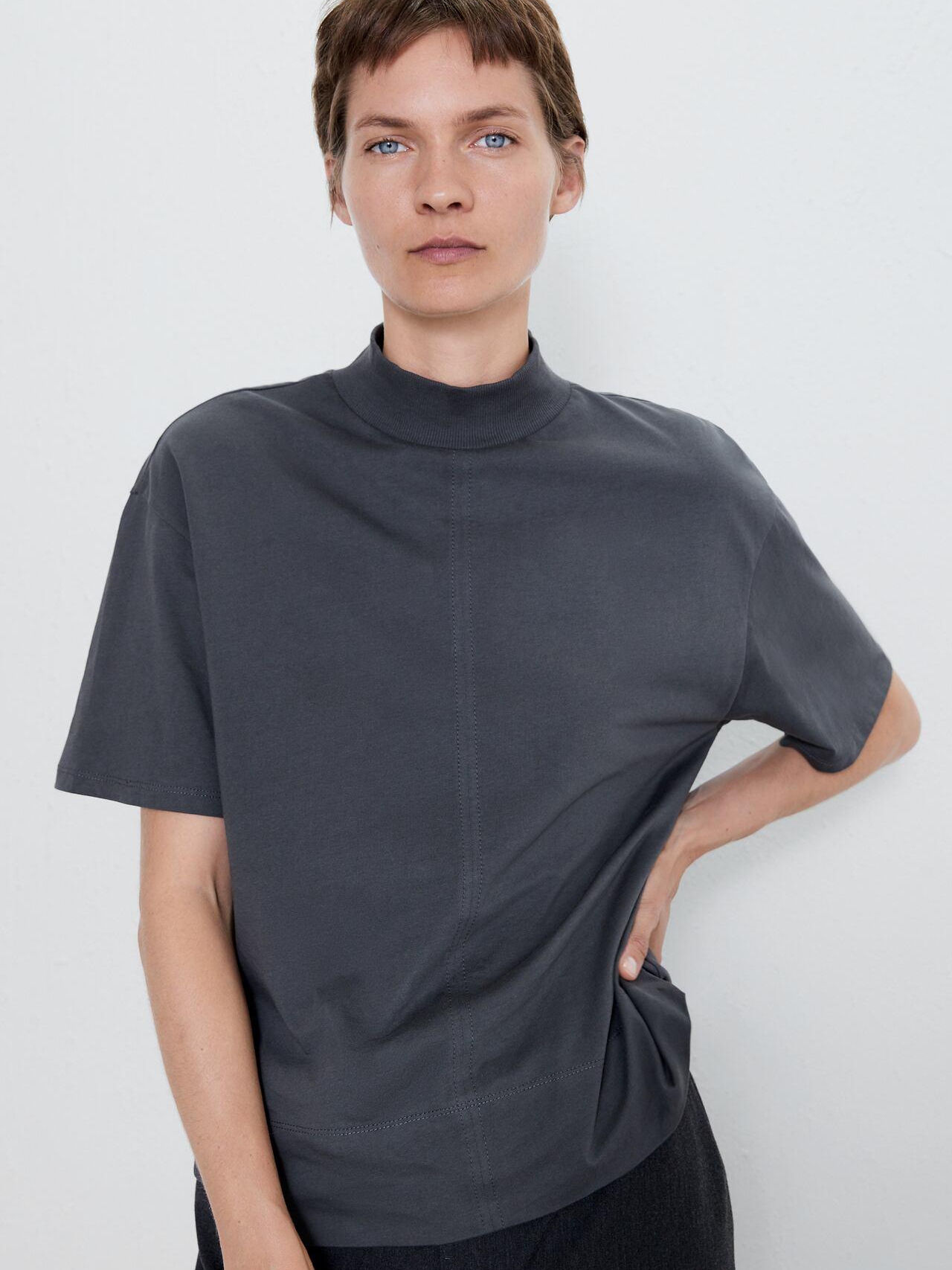 

Топ Zara 5410627818-ACXW L Темно-серый