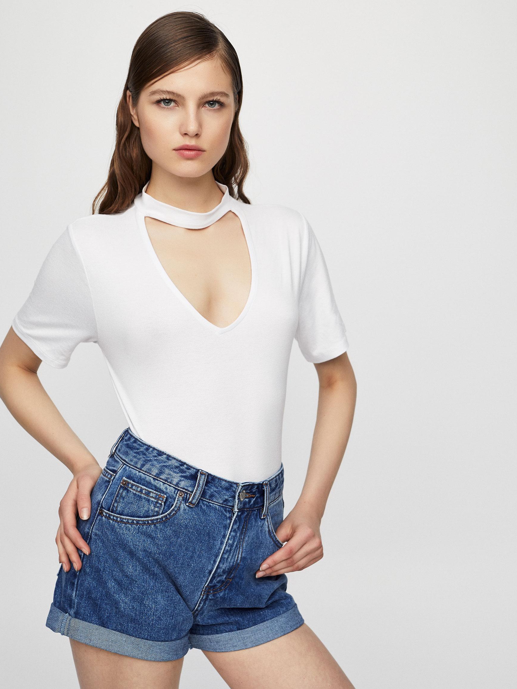 

Топ Pull & Bear 5236397250-ACTS M Белый