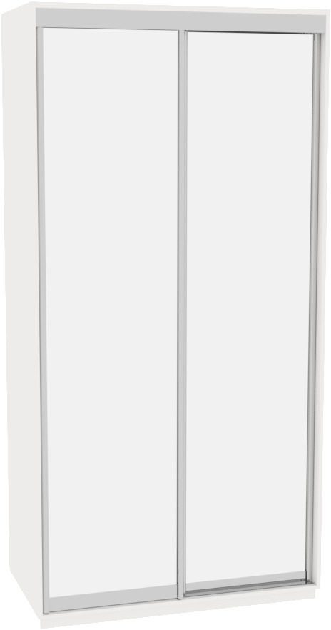 

Шкаф-купе ДОМ Фаворит В126 Белый Зеркало 120x60x240