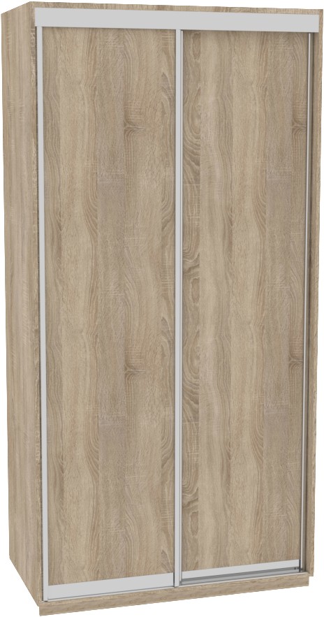 

Шкаф-купе ДОМ Фаворит В126 Дуб сонома ДСП 120x60x240