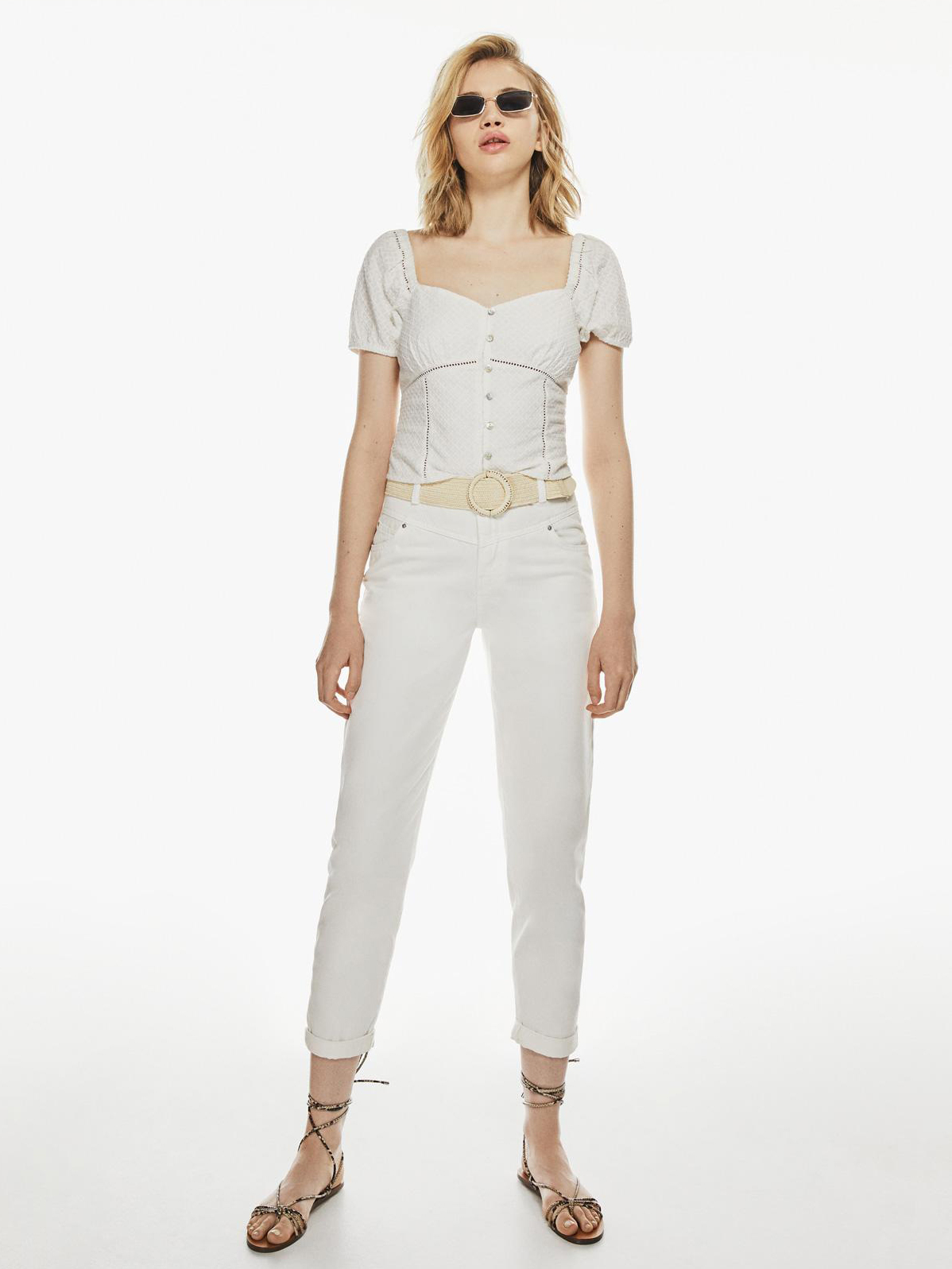 

Топ Bershka 0919188712-ABAK S Молочный