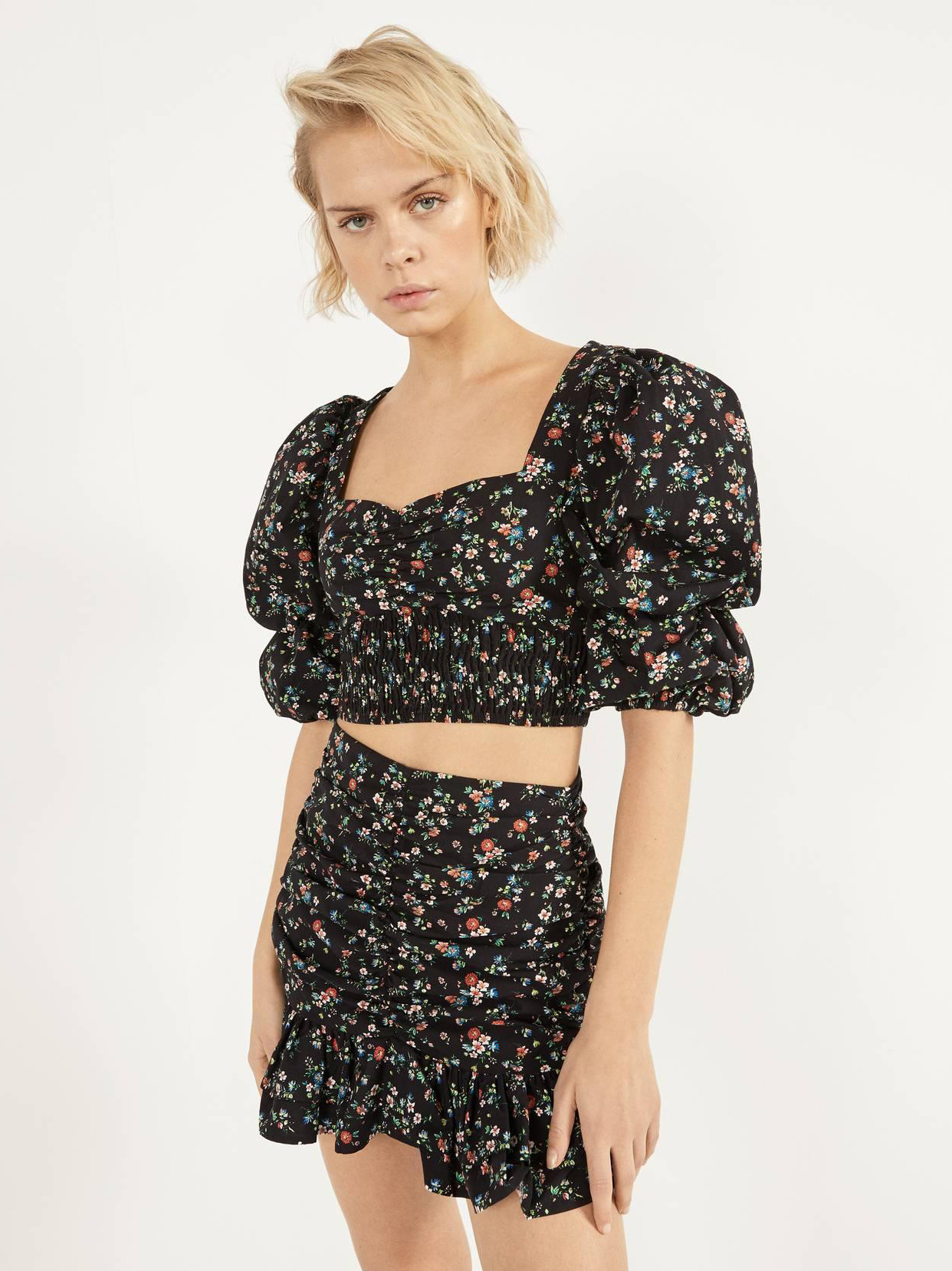 

Топ Bershka 0706168800-AEPW XS Черный