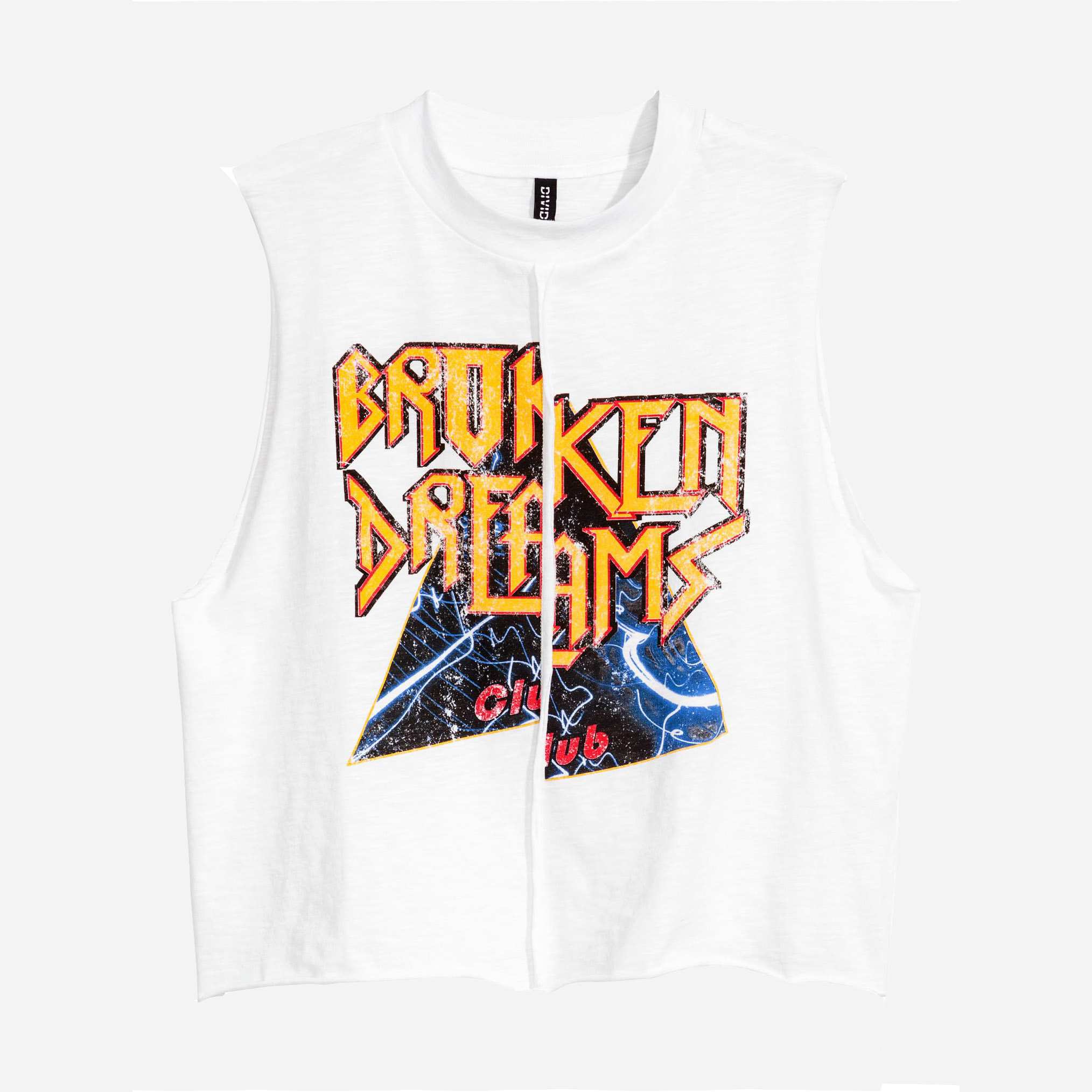 

Майка H&M 04-0553147-001 S Белая