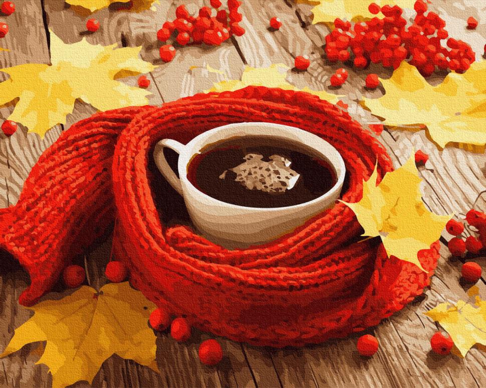 

Картина по номерам. Rainbow Art Уютная чашечка кофе GX30864-RA40х50см набор для росписи, краски, кисти, холст