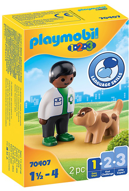 

Игровой набор Playmobil 70407 Ветеринар с собакой (4008789704078)