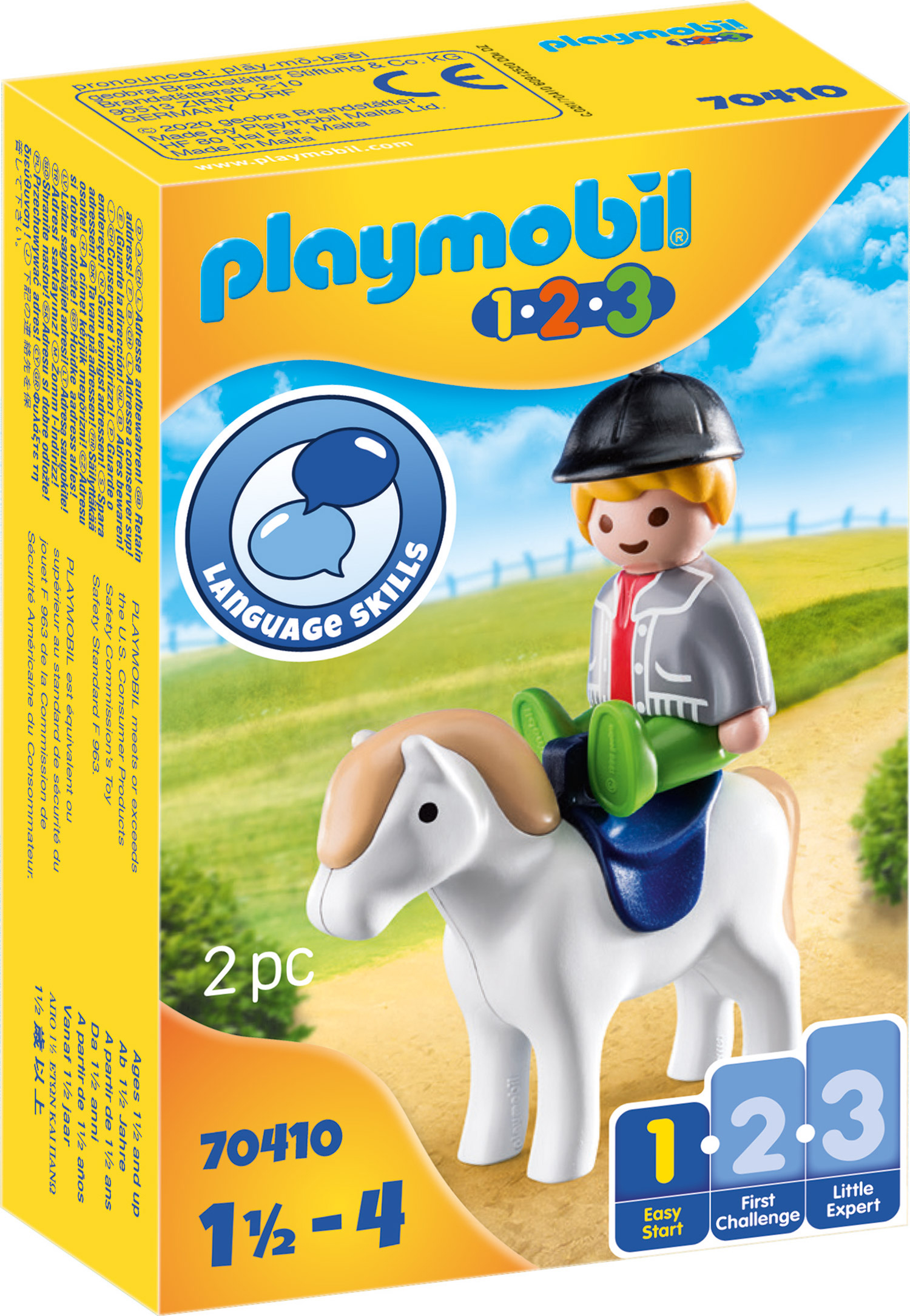 

Игровой набор Playmobil 70410 Мальчик с пони (4008789704108)