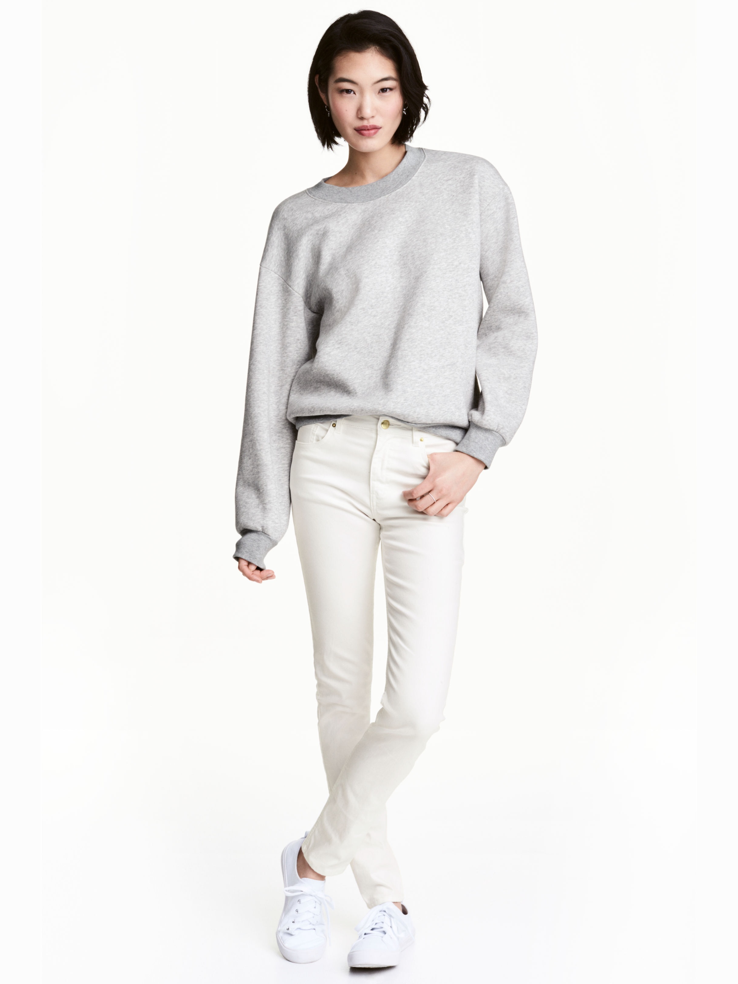 

Брюки H&M 4344295-ACTS 32 Белые