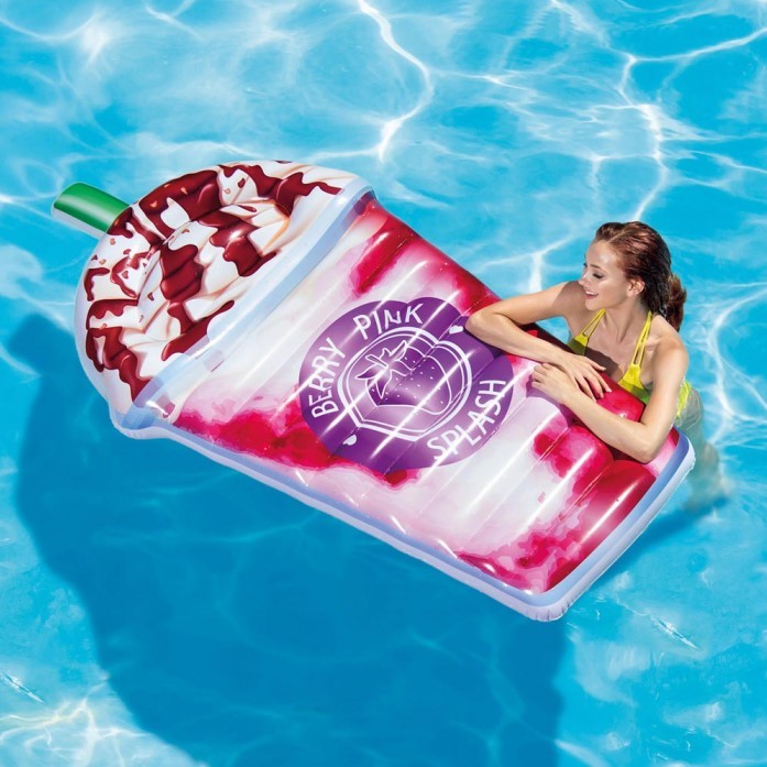 

Матрас надувной Intex "Ягодный Коктейль" (Berry Pink Splash) арт.58777, для на моря, бассейна
