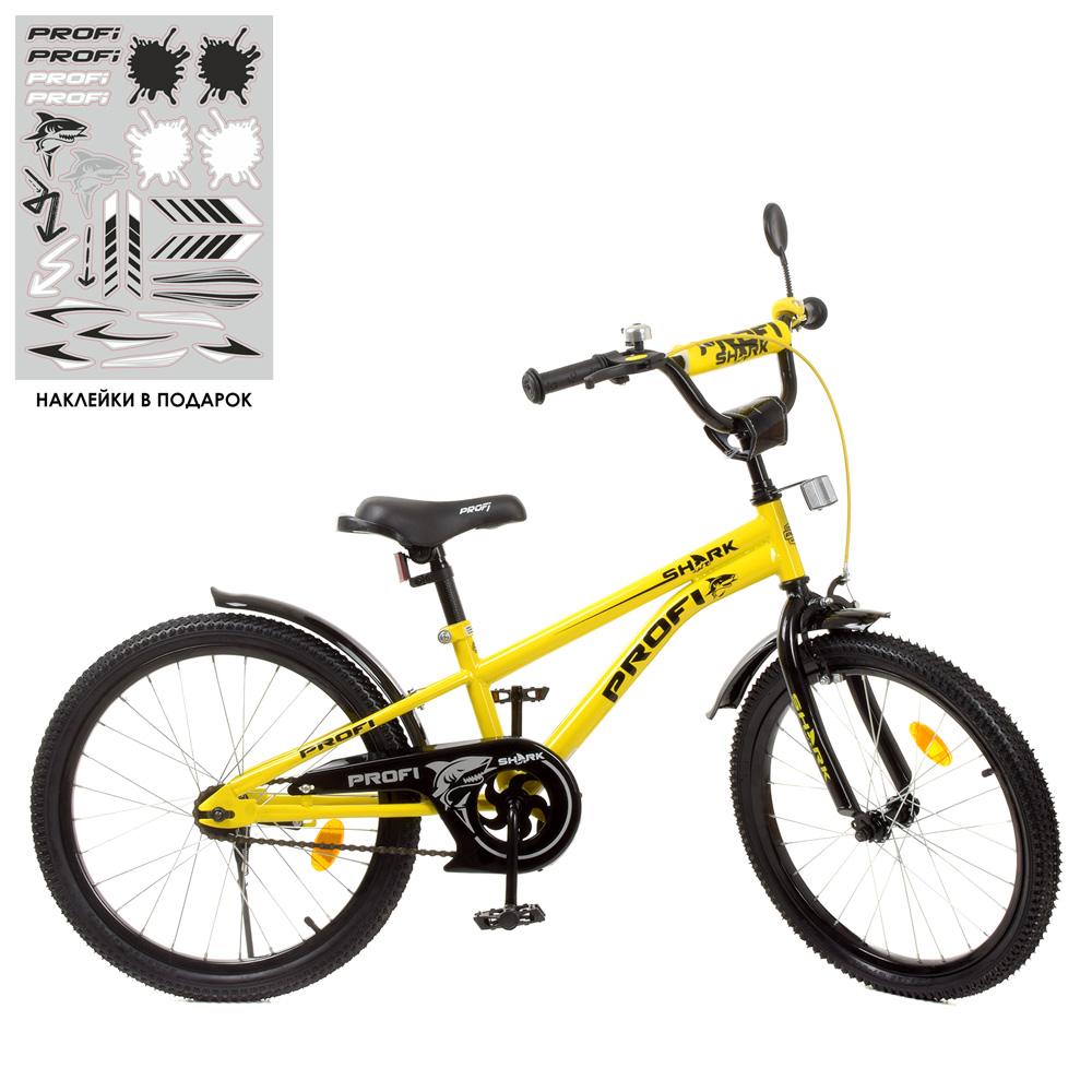 

Велосипед Profi 20" Shark Y20214 Yellow Black (Y20214)