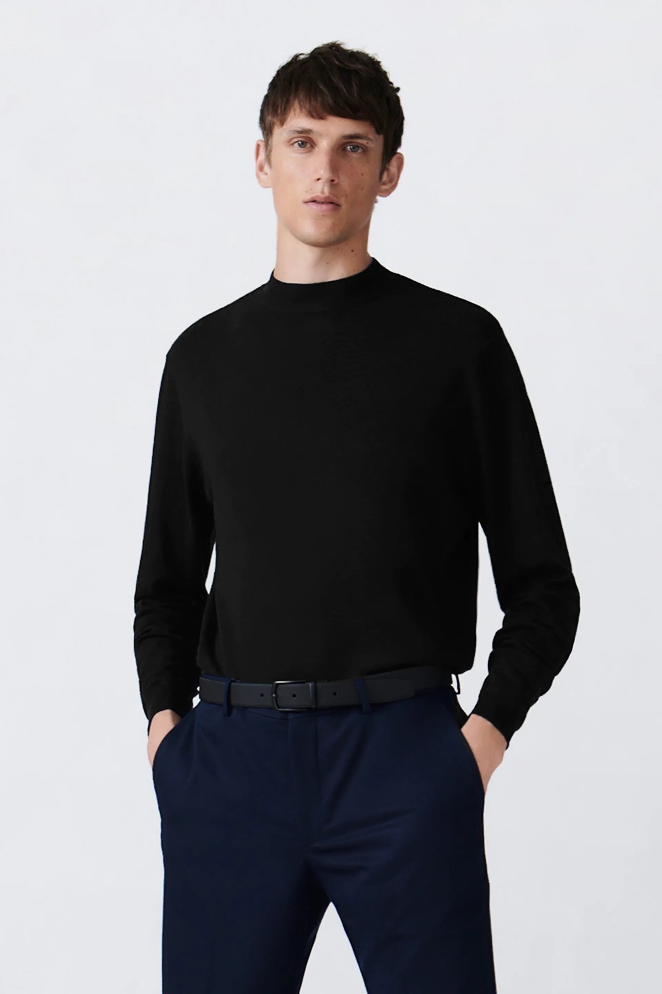 

Свитер Zara тонкой вязки  черный 25-0026, Свитер Zara тонкой вязки M черный 25-0026