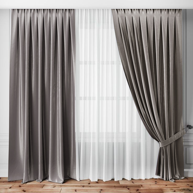 

Комплект штор "Элит" Lux Portiery Бархат-Велюр Мокко 200 Х 255 - 2 шт. + Тюль Креп-шелк белый 500 Х 255 - 1 шт.