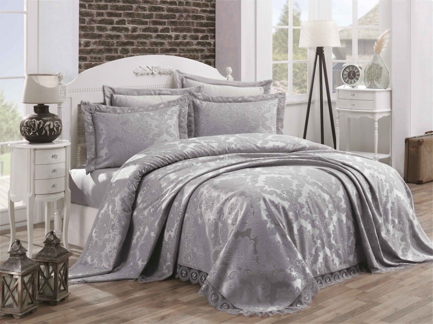 

Покрывало 240 x 260 см Gardines – Diana gri Gardine’s k-d4g