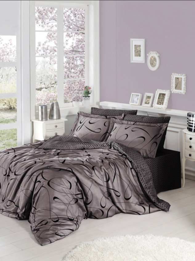 

Постельное белье Cotton Satin 200 х 220 см Calisto Leylak First Choice k-31077