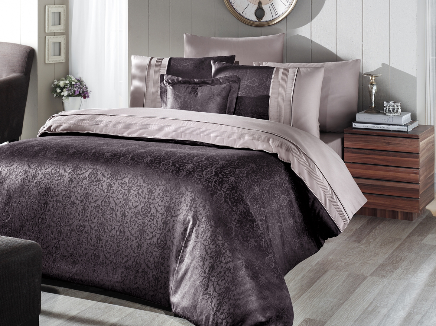 

Постельное белье V.I.P Satin Moonlight 200 х 220 см London Kahve First Choice k-1937-09