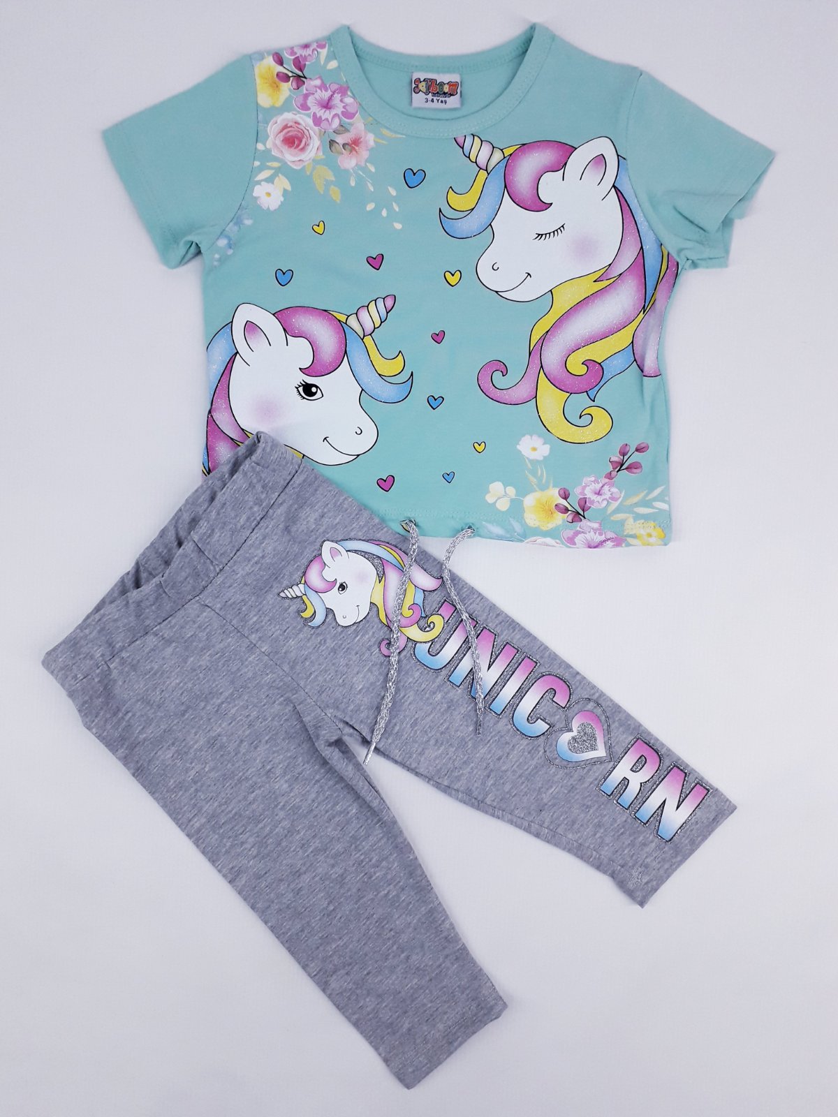 

Костюм (футболка+бриджи) Kids Wear К432 134-140см(р) мятный с серым