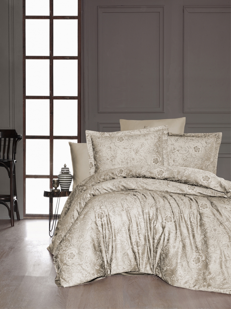 

Постельное белье Cotton Satin 200 х 220 см Advina S.Kahve First Choice k-31081