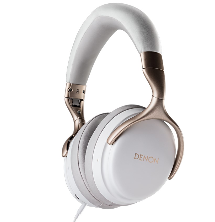 

Беспроводные Bluetooth Hi-Res наушники Denon AH-GC25NC White с шумоподавлением