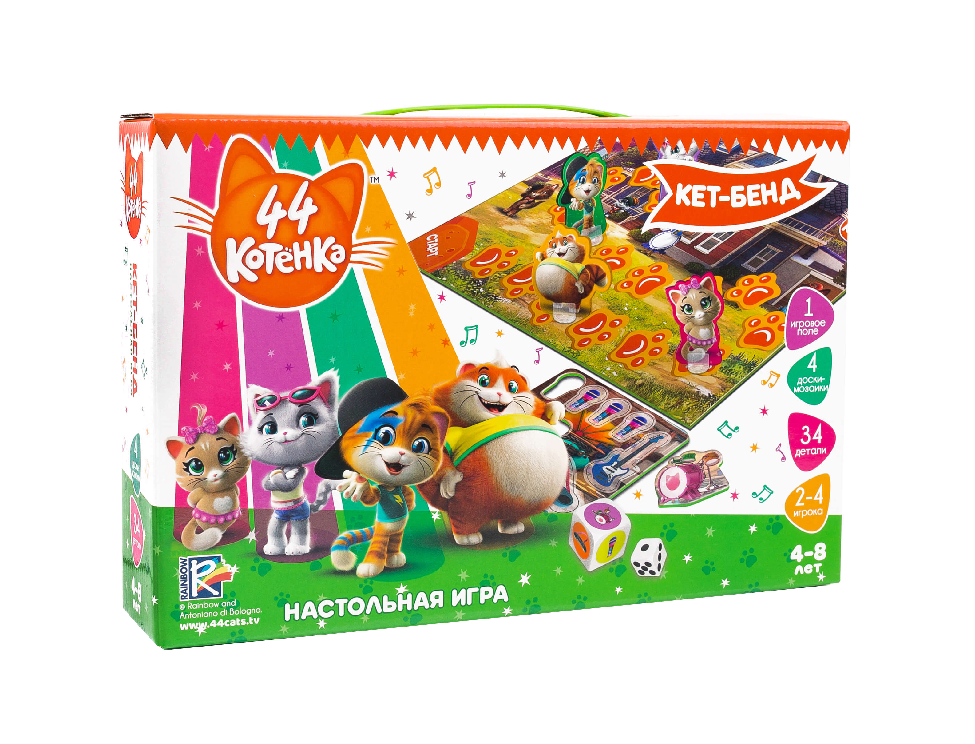 

Игра настольная Vladi Toys 44 Кота Кет-бенд (рус) (VT8055-08)