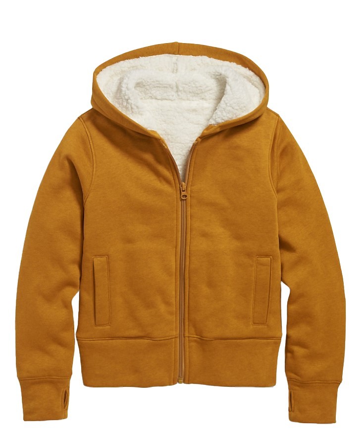

Толстовка Old Navy для мальчика Cozy Sherpa-Lined Zip Hoodie 114 см
