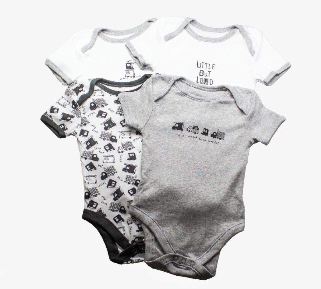 

Боди George для мальчика набор 4 шт с коротким рукавом Little But Loud 74 см