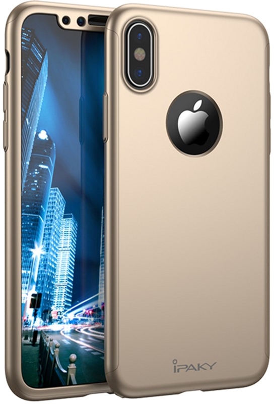 

Панель iPaky 360 PC Full Protection Case для Apple iPhone X Gold