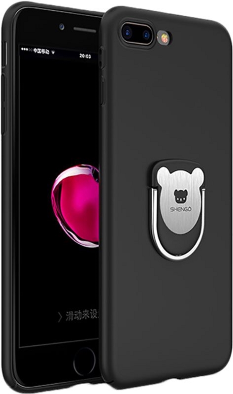 

Панель Shengo Soft-touch holder TPU Case для Apple iPhone 8 Plus Black
