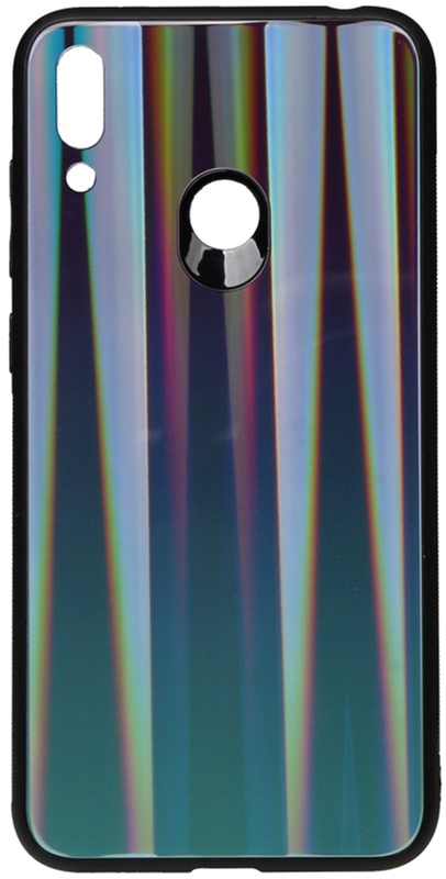 

Панель TOTO Aurora Print Glass Case для Huawei Y7 2019 Blue