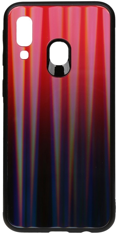 

Панель TOTO Aurora Print Glass Case для Samsung Galaxy A40 Red