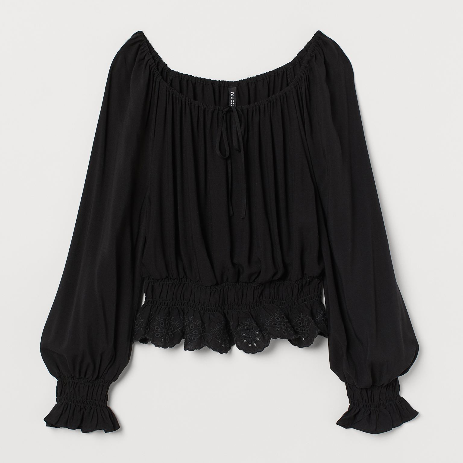 

Блузка H&M 2005-8714801  Черная, Блузка H&M 2005-8714801 XS Черная