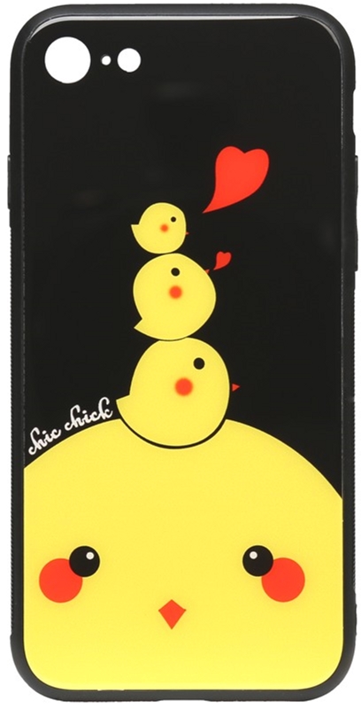 

Панель TOTO Cartoon Print Glass Case для Apple iPhone 7/8 Chicken Chick