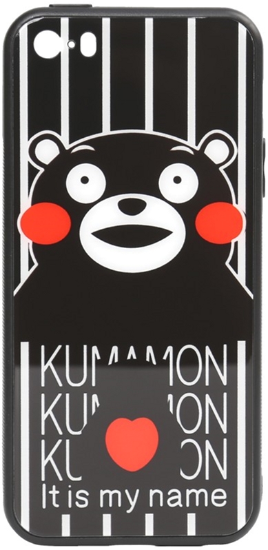 

Панель TOTO Cartoon Print Glass Case для Apple iPhone SE/5s/5 Kumamon