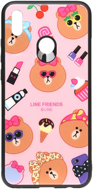 

Панель TOTO Cartoon Print Glass Case для Huawei P Smart Z Line friends Linc