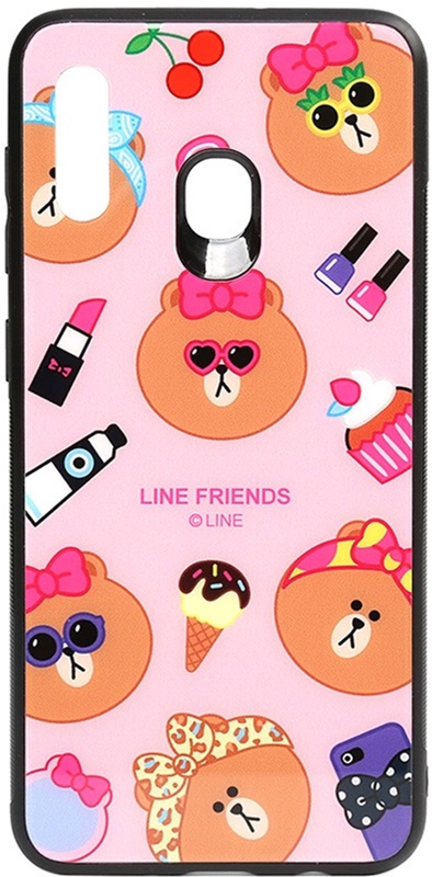 

Панель TOTO Cartoon Print Glass Case для Samsung Galaxy A20/A30 Line friends Linc