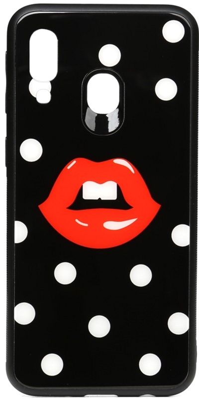 

Панель TOTO Cartoon Print Glass Case для Samsung Galaxy A40 Red Lips