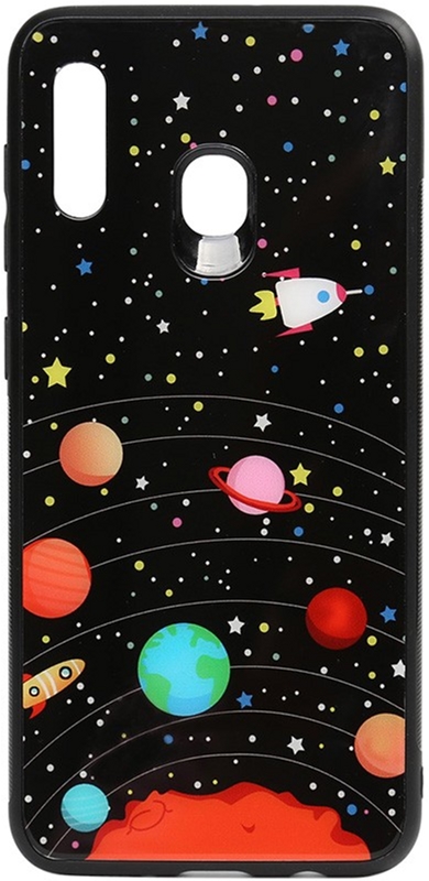 

Панель TOTO Cartoon Print Glass Case для Samsung Galaxy A20/A30 Planets