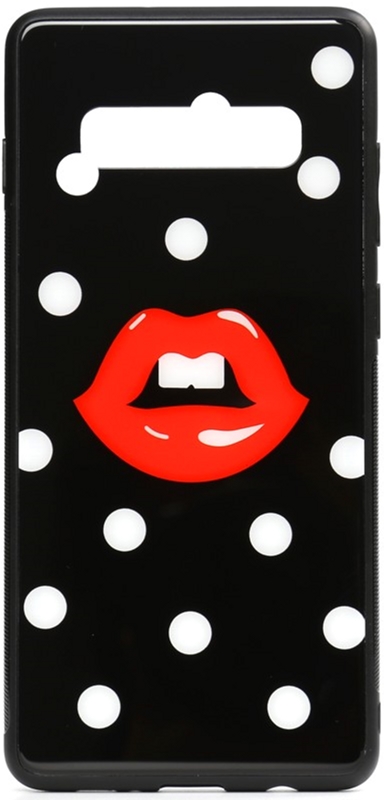 

Панель TOTO Cartoon Print Glass Case для Samsung Galaxy S10 Red Lips