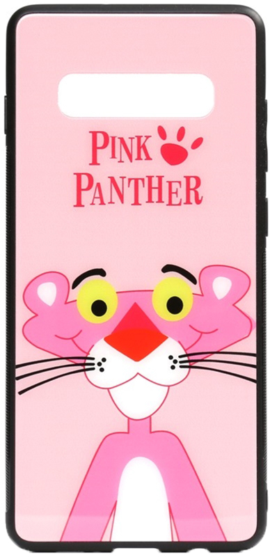 

Панель TOTO Cartoon Print Glass Case для Samsung Galaxy S10 Pink Panther