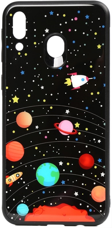 

Панель TOTO Cartoon Print Glass Case для Samsung Galaxy M20 Planets