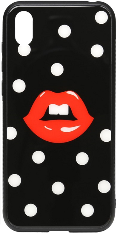 

Панель TOTO Cartoon Print Glass Case для Huawei Y5 2019 Red Lips