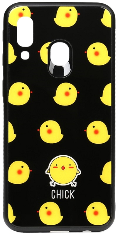 

Панель TOTO Cartoon Print Glass Case для Samsung Galaxy A40 Chick