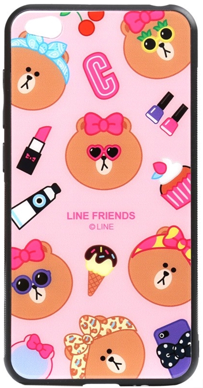 

Панель TOTO Cartoon Print Glass Case для Xiaomi Redmi Go Line friends Linc