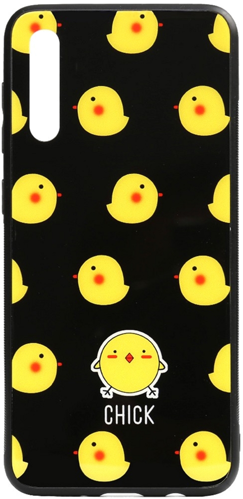 

Панель TOTO Cartoon Print Glass Case для Samsung Galaxy A70 Chick