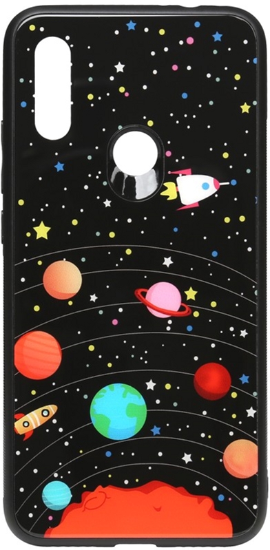 

Панель TOTO Cartoon Print Glass Case для Xiaomi Redmi 7 Planets