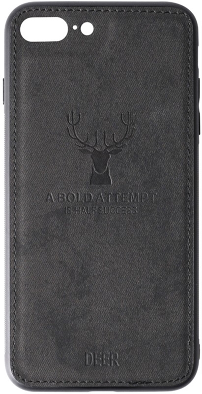 

Панель TOTO Deer Shell With Leather Effect Case для Apple iPhone 7 Plus/8 Plus Black
