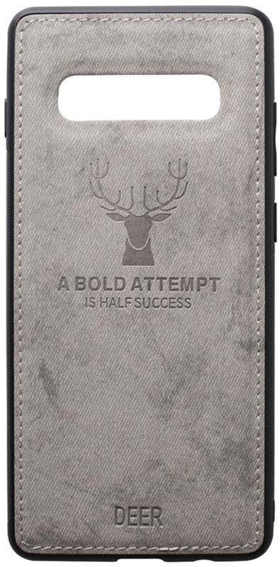 

Панель TOTO Deer Shell With Leather Effect Case для Samsung Galaxy S10 Grey