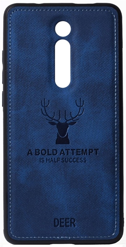 

Панель TOTO Deer Shell With Leather Effect Case для Xiaomi Mi 9T/Mi 9T Pro/Redmi K20/K20 Pro Dark Blue