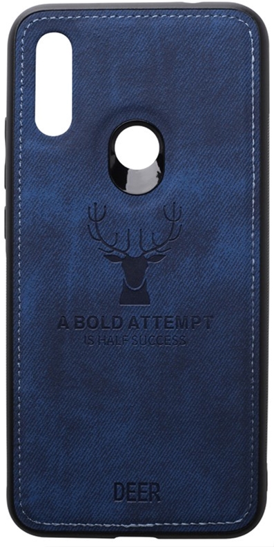 

Панель TOTO Deer Shell With Leather Effect Case для Xiaomi Redmi 7 Dark Blue