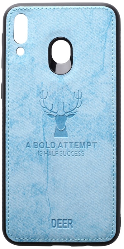 

Панель TOTO Deer Shell With Leather Effect Case для Samsung Galaxy M20 Blue