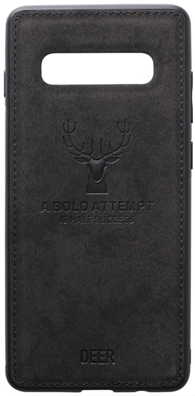 

Панель TOTO Deer Shell With Leather Effect Case для Samsung Galaxy S10+ Black